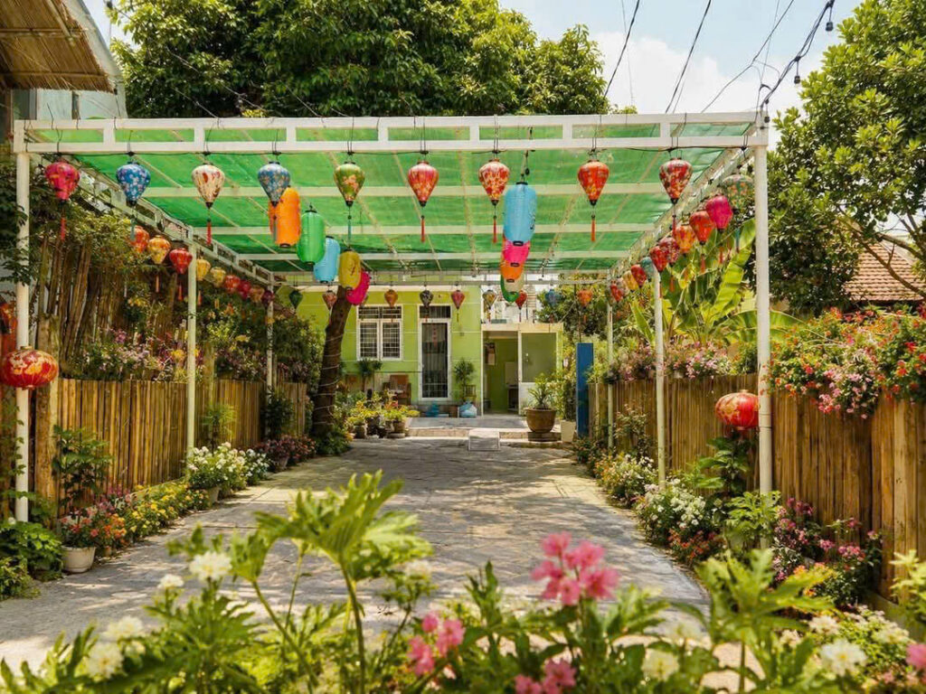 Không gian Khu vườn tại HOI AN VIVA VILLA